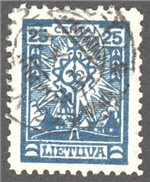 Lithuania Scott 168 Used